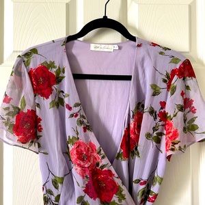 Flower Mini Dress